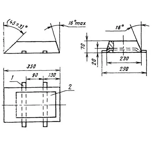Протекторы П-ККА 350x230x70 мм АП3 ГОСТ 26251-84